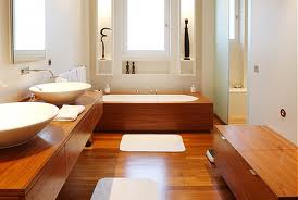 Salle de bain bois 