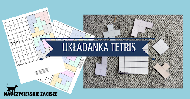 Układanka logiczna Tetris dla dzieci Nauczycielskie za