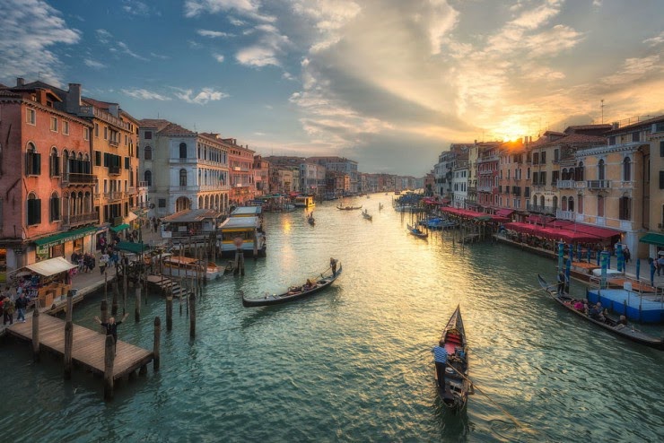 Grand Canal – the Historic Water Corridor in Venice, Italy