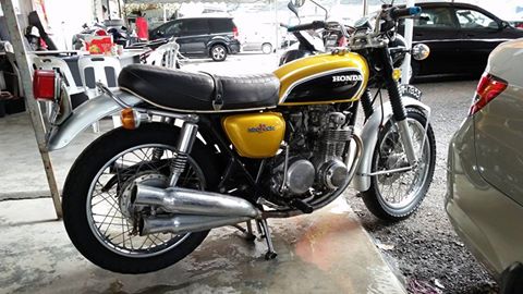  Motor  Classic CB500Four Honda 1976 MALAYSIA LAPAK 