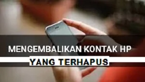 Cara Mengembalikan Kontak Yang Terhapus