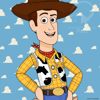 Woody desenhado no Paint