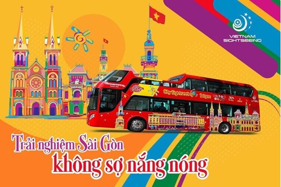 HCM | (Khuyến Mãi) Vé Xe Bus 2 Tầng Sightseeing Sài Gòn - Tour 1 Vòng Ban Ngày