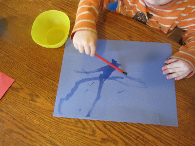 tot school idea-water painting