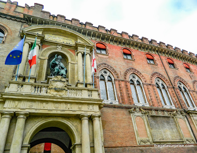 Palazzo d'Accursio em Bolonha