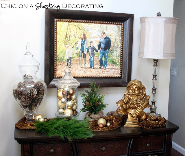 Chic on a Shoestring Decorating Christmas House Tour 2013