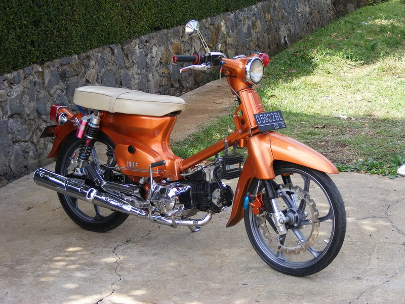 MODIFIKASI MOTOR  HONDA  C70  freewaremini