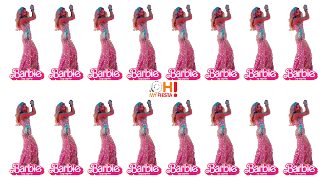 Película de Barbie:  ¡Vamos de Fiesta! Toppers para Cucpakes o Etiquetas para Descargar Gratis.