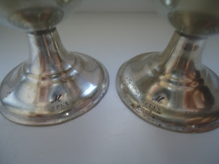 Two Vintage Antique Silver Plated Egg Cups Limited Edition