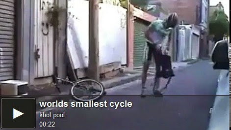 http://funchoice.org/video-collection/worlds-smallest-cycle