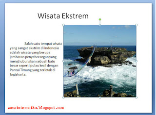 Hasil Cara Menyisipkan Gambar Di Microsoft PowerPoint 2007