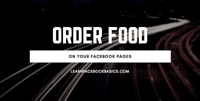 How can people order food from my restaurant through my Page on Facebook?