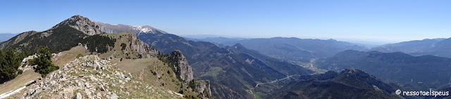 Penyes Altes per la canal de la Serp i circular al Moixeró