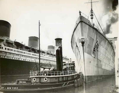 El incendio del USS Lafayette en el puerto de Nueva York en 1942 