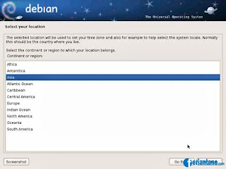 Cara Install Debian 6 Squeeze Berbasis GUI Lengkap Dengan Gambar - Feriantano.com