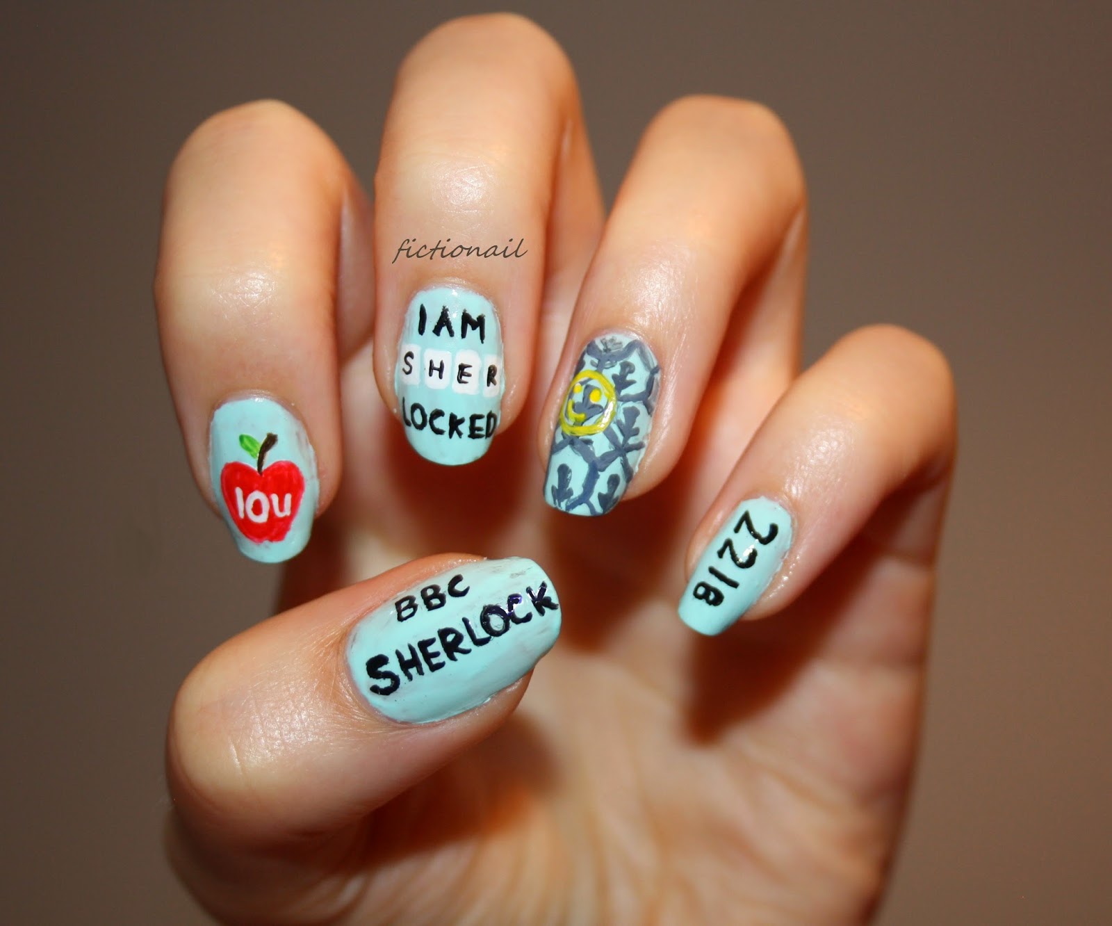 Sherlock Nail art