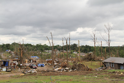 A Tornado Ravaged Neighborhood