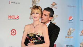 Antonio Banderas with Wife