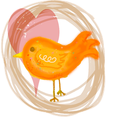 nest with bird