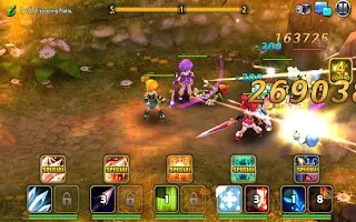 Screenshots of the Grand chase M for Android tablet, phone.