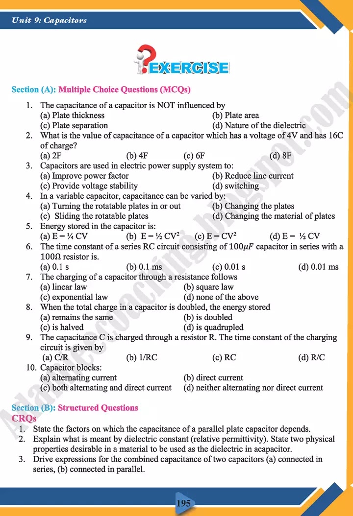 capacitors-physics-class-11th-text-book