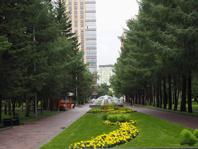 Новосибирск, Нарымский сквер – цветы