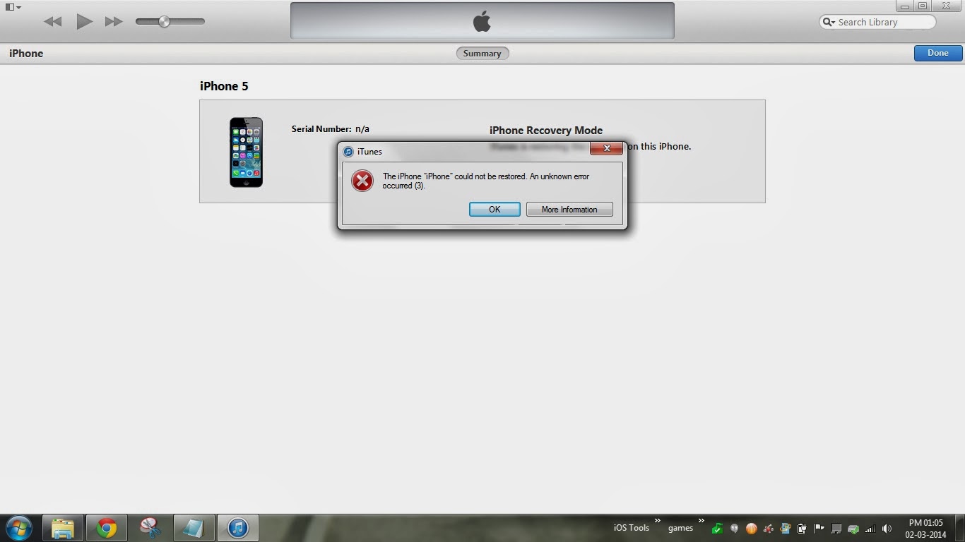 5 error to