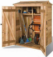 Casetas de jardín de madera para las herramientas