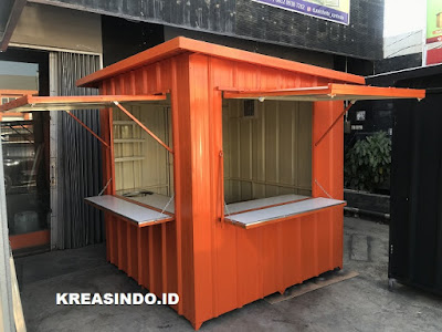 10+ Model Booth Semi Container Besi Desain Terbaru dan Modern