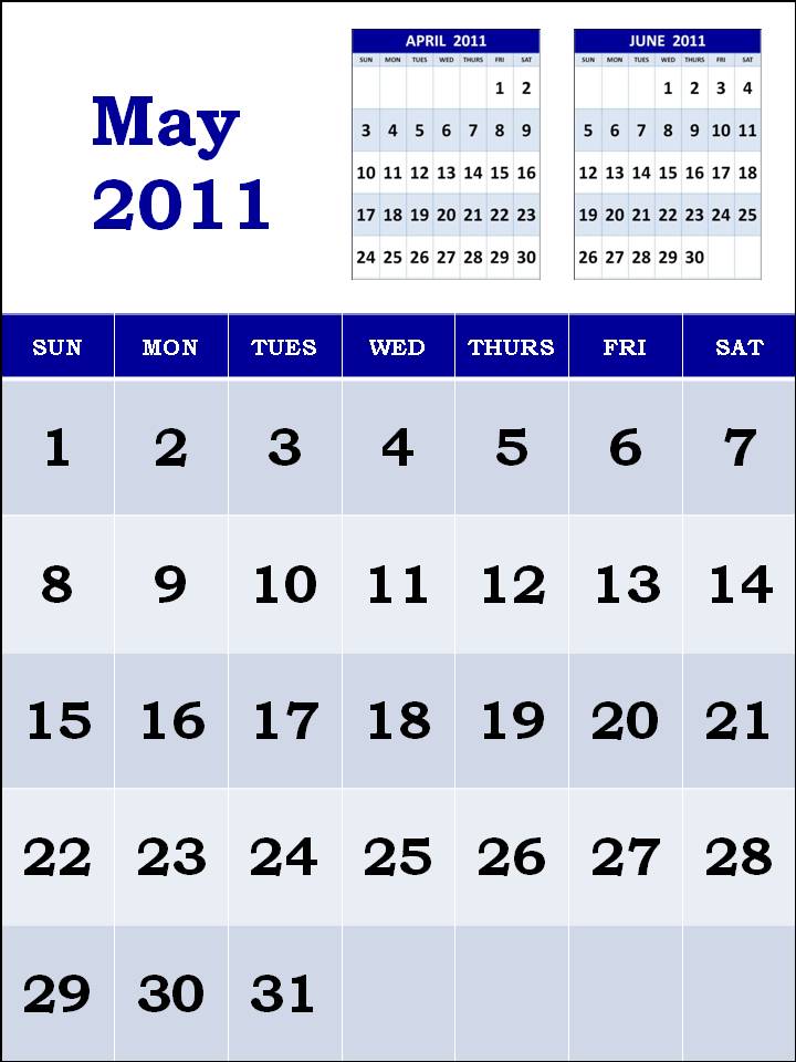 may calendar 2011 printable. 2011 may calendar printable.