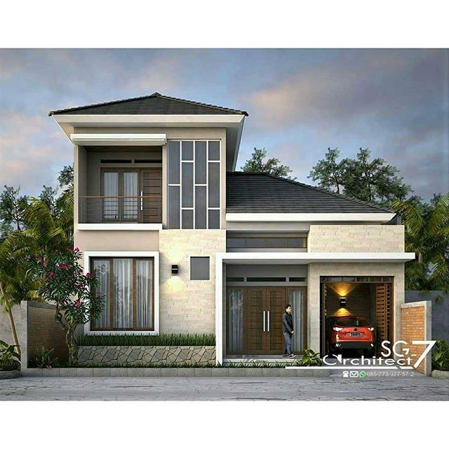 Model Rumah  Tingkat  2 Minimalis  Mungil Type 36 Desain  