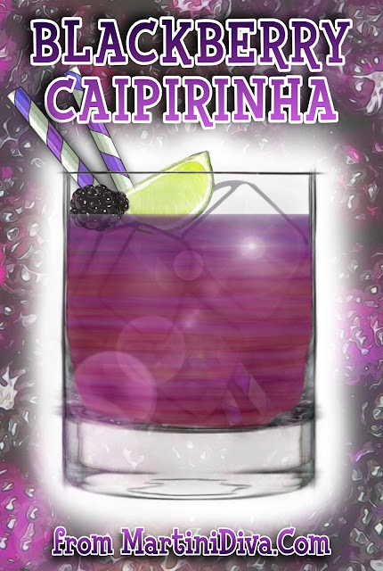 Blackberry Caipirinha Cocktail Recipe