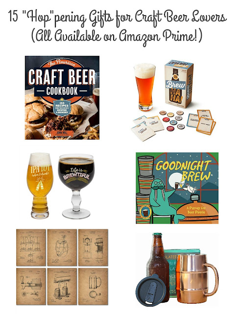 Whether you have a craft beer lover, a home brewer, or a self-proclaimed beer snob on your gift list, they will be sure to appreciate these 15 "Hop"pening Gifts for Craft Beer Lovers.