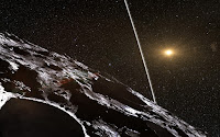 Artist’s impression of the rings around Asteroid Chariklo