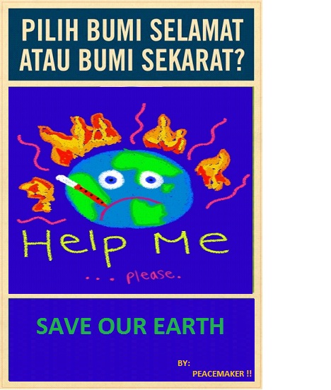 WELCOME TO PEACEMAKER Selamatkan bumi kita Poster 