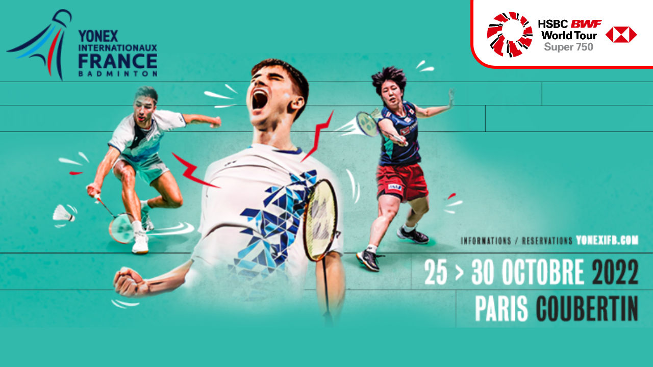 Jadual Perlawanan Badminton BWF French Open 2022