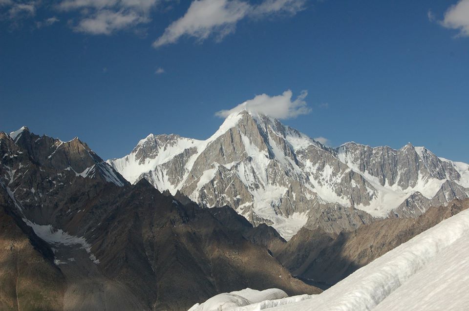 Kanjut Sar II 6831 m Hispar Muztagh Great Karakoram Shimshal valley. peak in Hispar Muztagh. Karakorum range shimshal