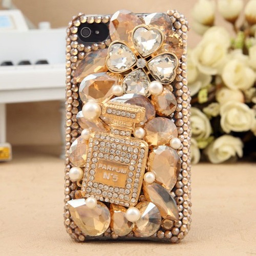 3d Rhinestone Iphone 5 Case4