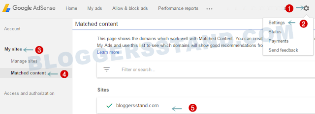 how to check website is eligible for adsense matched content ads or not