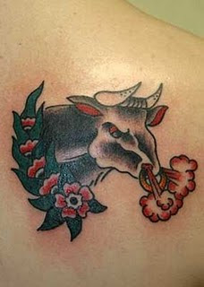 Bull tattoo design galllery