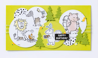 VIDEO: Stampin' Up! Zoo Crew Pop-Up Z Fold Card & Slider Card  + 10 Bonus Zany Zoon Ideas | www.juliedavison.com #stampinup #funfolds