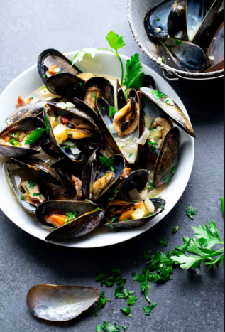 Apple Cider Vinegar Mussels