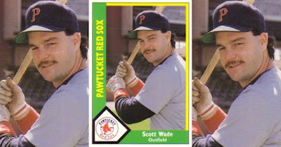 Scott Wade 1990 Pawtucket Red Sox card