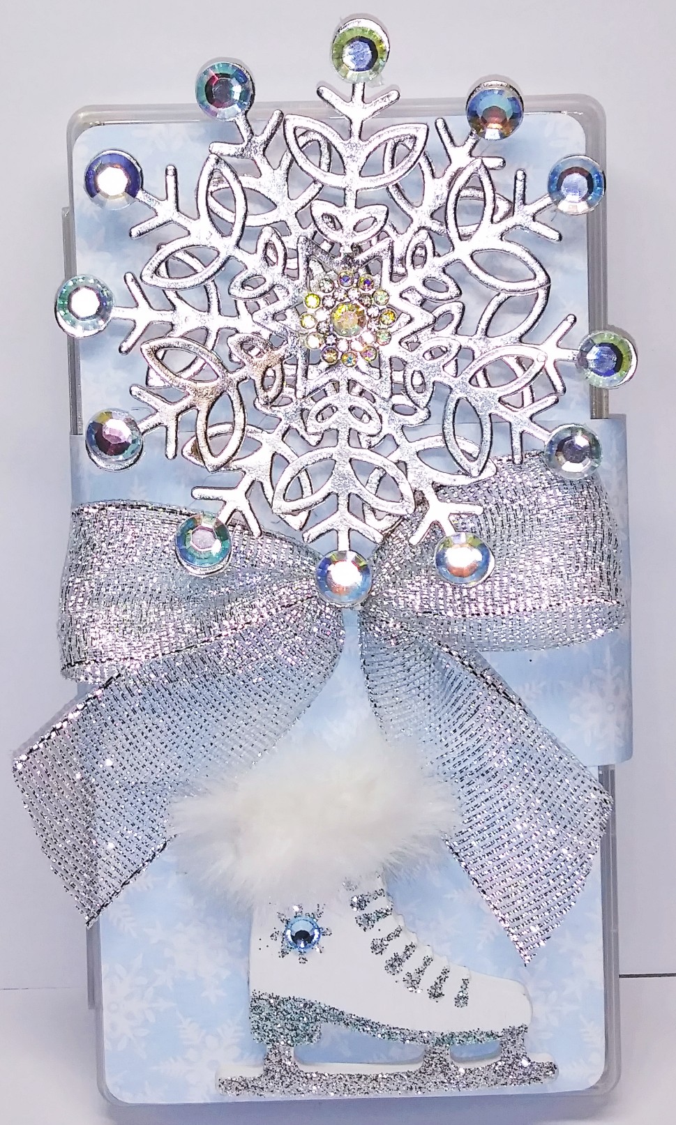 Large White Snowflakes Ornaments Big Plastic Glitter - Temu