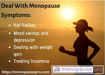 deal with menopause and health symptoms