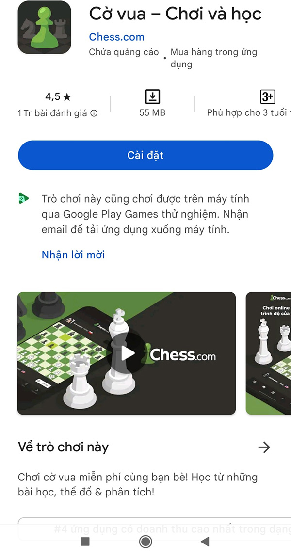 Cờ vua – Chơi và học - Game cờ vua trực tuyến miễn phí b1