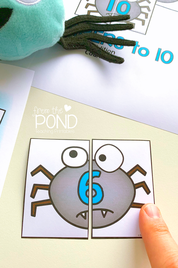 Addition Activity for Spiders