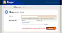 Cara mudah membuat blog gratis