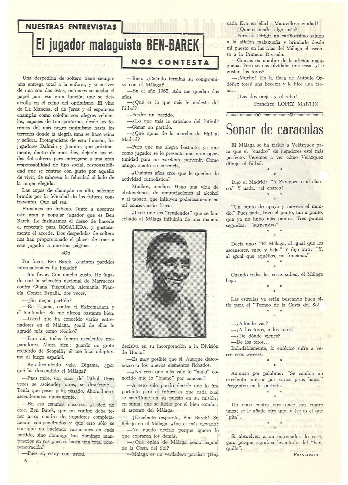 Entrevista a Ben Barek año 1963.