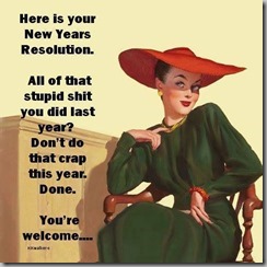 new years resolution